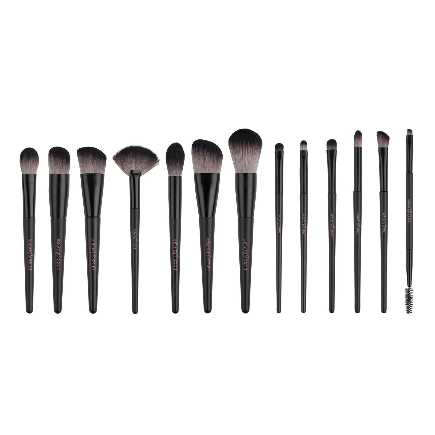 13 pcs LUXE Face & Eye Brushes