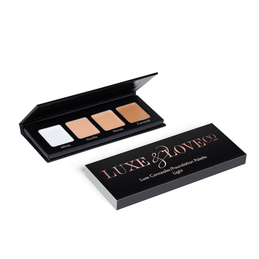 LUXE Concealer Foundation Palette- Light